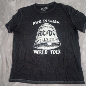 Lucky Brand AC DC Hells Bells World Tour Tee Shirt Tshirt XXL